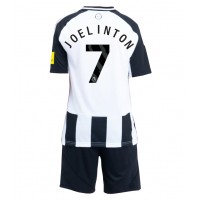 Newcastle United Joelinton #7 Heimtrikotsatz Kinder 2024-25 Kurzarm (+ Kurze Hosen)